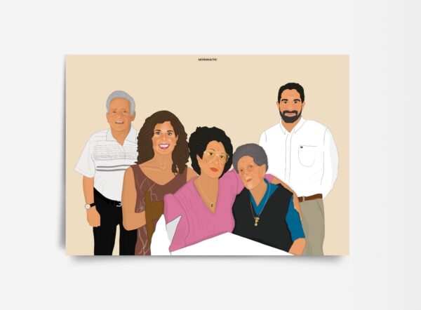 Ilustración con cara
